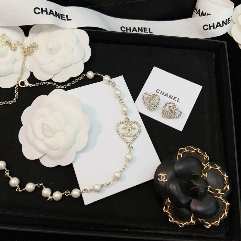Chanel Crystal CC Perolas Set - XTS039