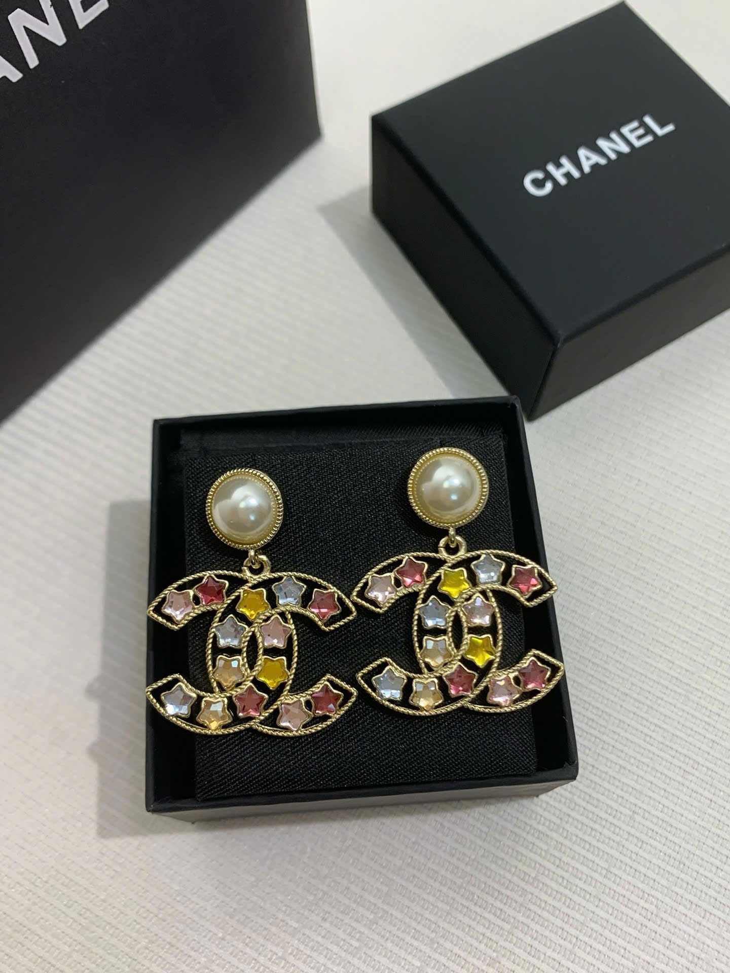 Chanel Pearl CCS Earrings - ABF197