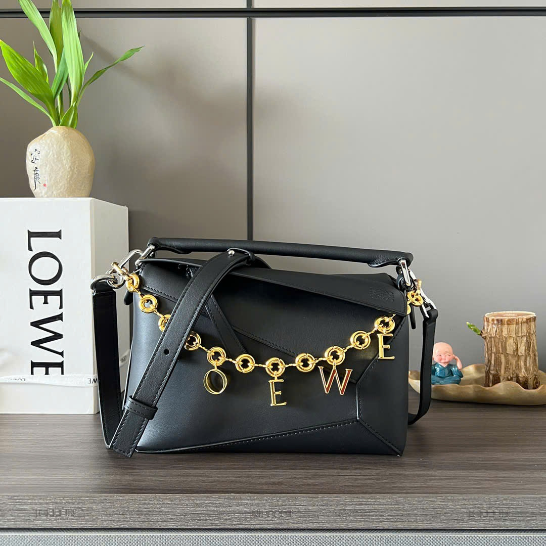 Loewe Small Puzzle Edge Bag In Soft Grained Calfskin - A510P60XAW 