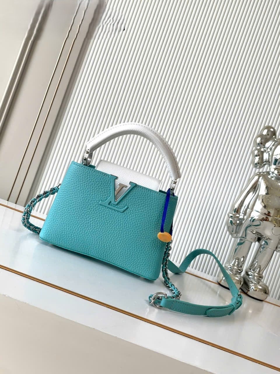 LV Capucines Mini Capucines Ice Blue - N85829