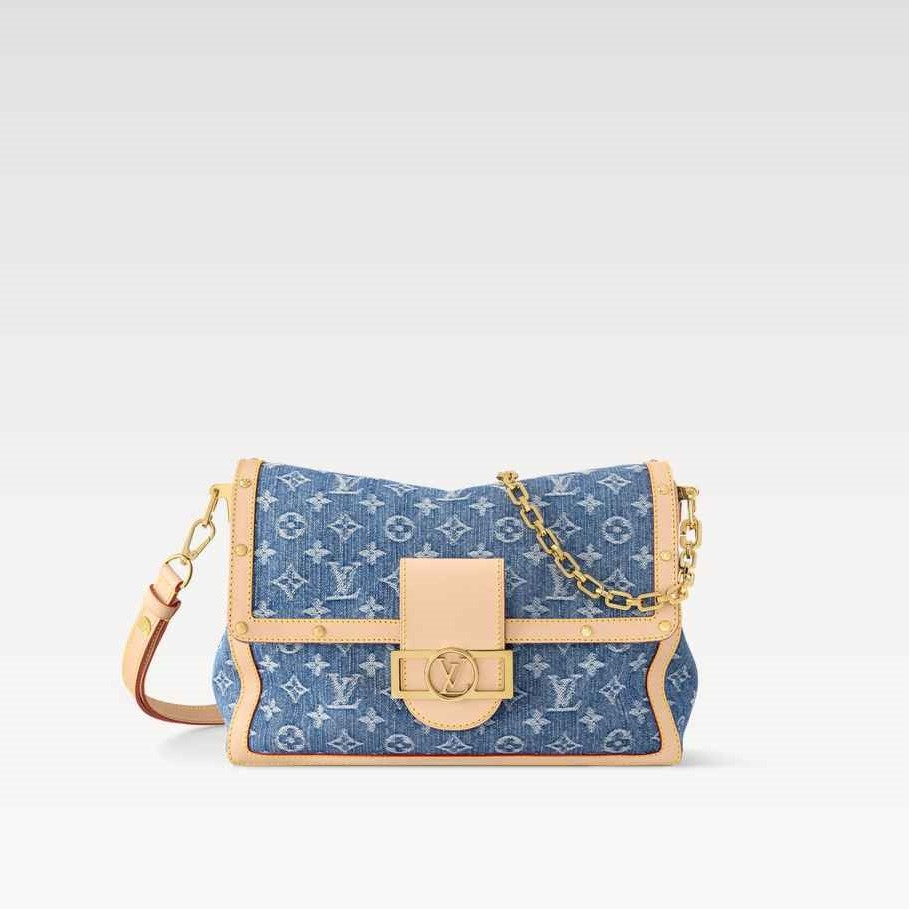 LV Dauphine Soft GM Monogram Denim - M13319