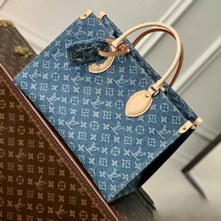 LV OnTheGo MM Monogram Denim - M46871