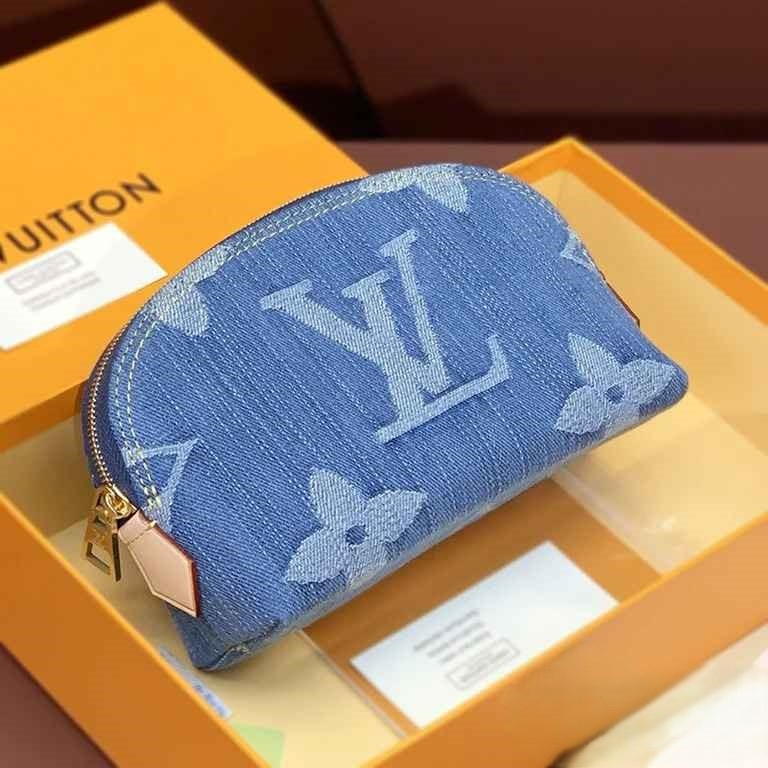 LV Pochette Cosmétique PM Monogram Denim - M24316