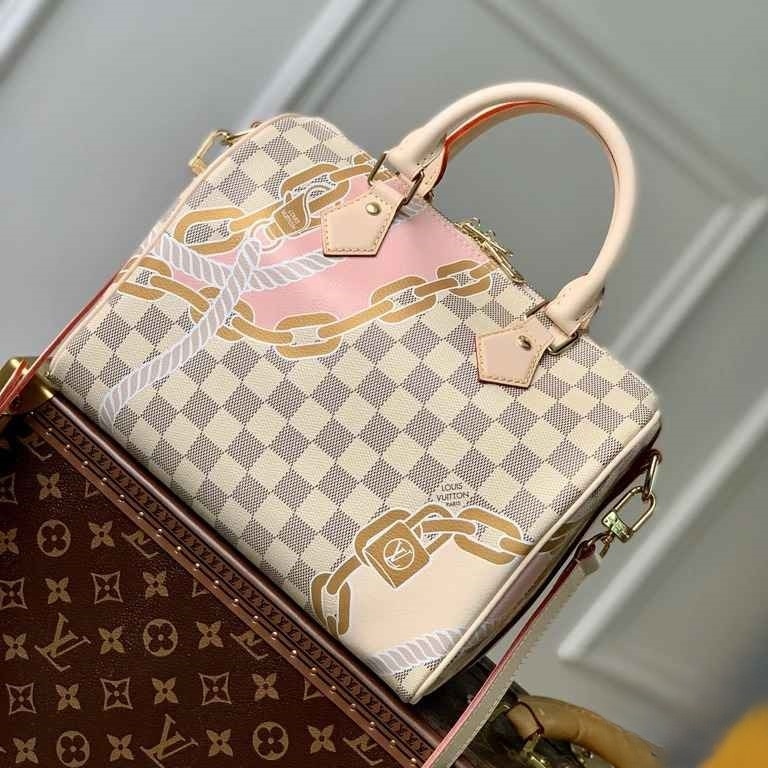 LV Speedy Bandoulière 25 Damier Azur - N40473